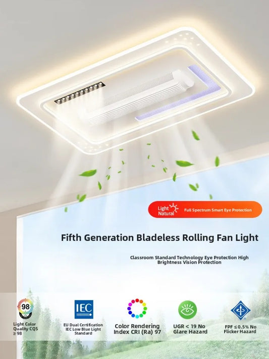 Smile | Bladeless Integrated Smart Fan Light Ceiling Mounted
